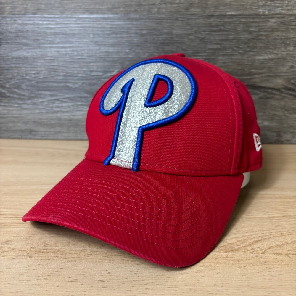 Philadelphia Phillies Hat Cap Strap Back Womens Red MLB New Era Adjustable